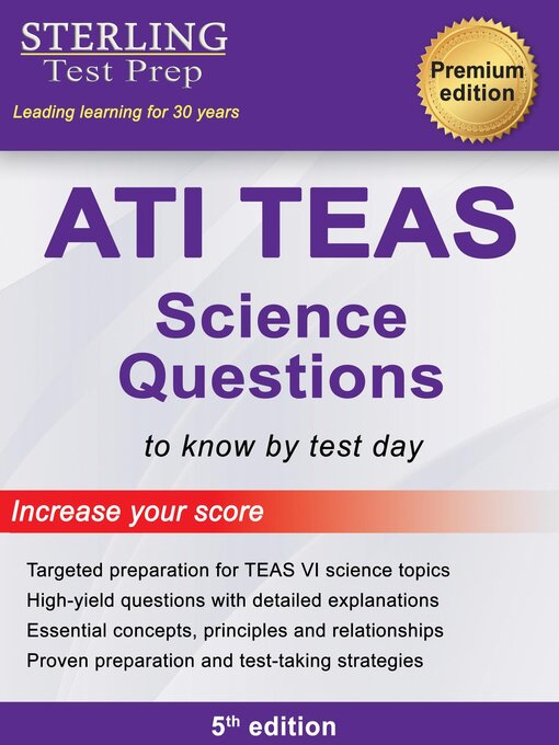 Title details for ATI TEAS Science Questions by Sterling Test Prep - Available